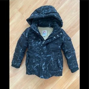 Down w/Sherpa lining winter coat size 3